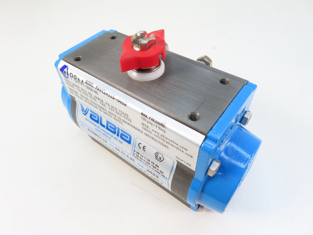 PBM   PAVCL453S--0052  Valbia Pneumatic Actuator  NEW IN BOX