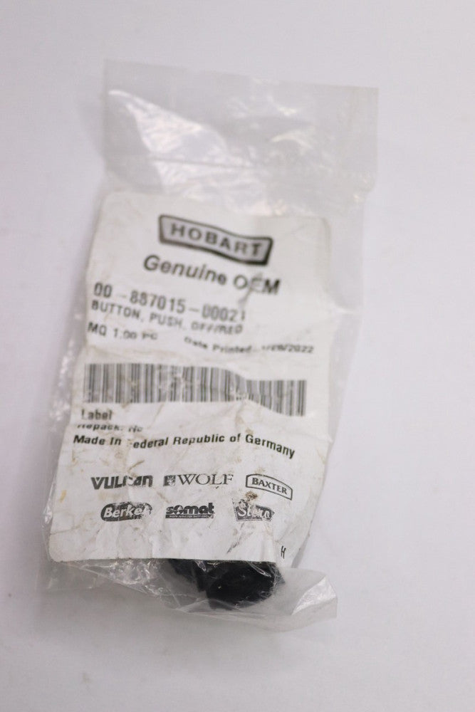 Hobart Push Button Off Red/ Black 00-887015-00021