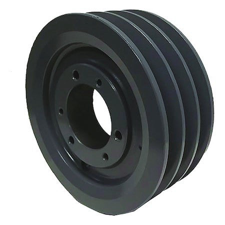 Zoro Select 3B250sf V-Belt Sheave,54 Lb,Cast Iron