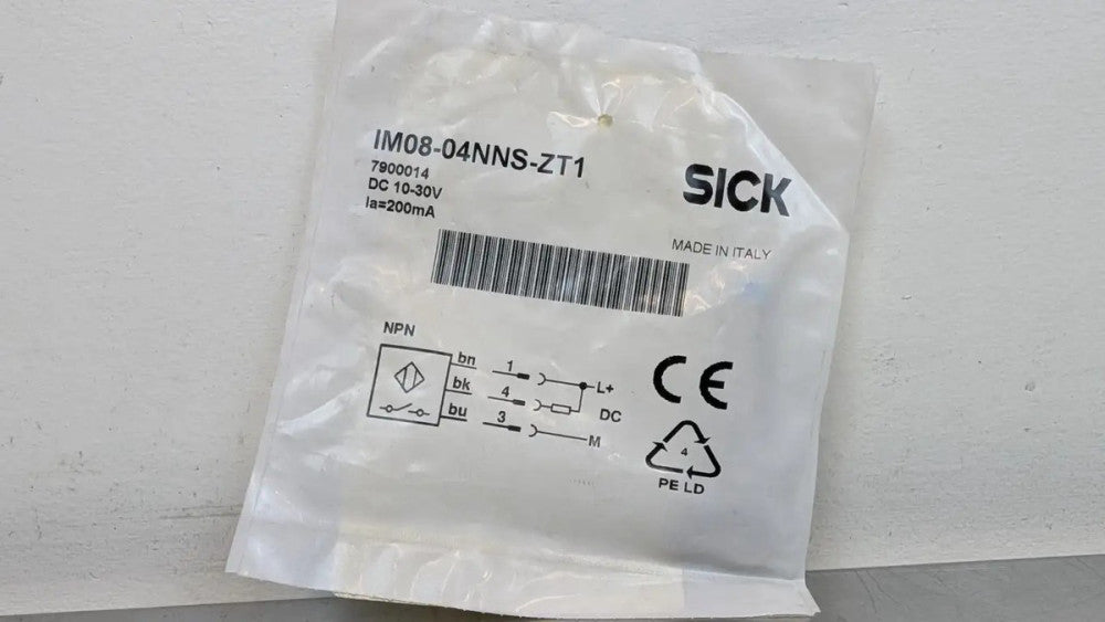 Sick IM08-04NNS-ZT1 Proximity Sensor 7900014 4mm 10-30VDC M8 x 1 Ø 8mm