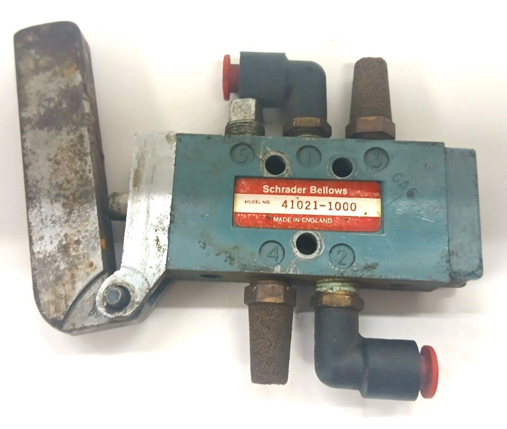SCHRADER BELLOWS 41021-1000 SPOOL VALVE HYDRAULIC MANIFOLD