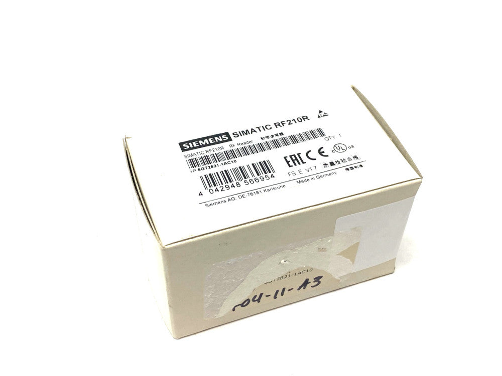 Siemens 6GT2821-1AC10 SIMATIC RF210R RF Reader IP67 RS422 Interface