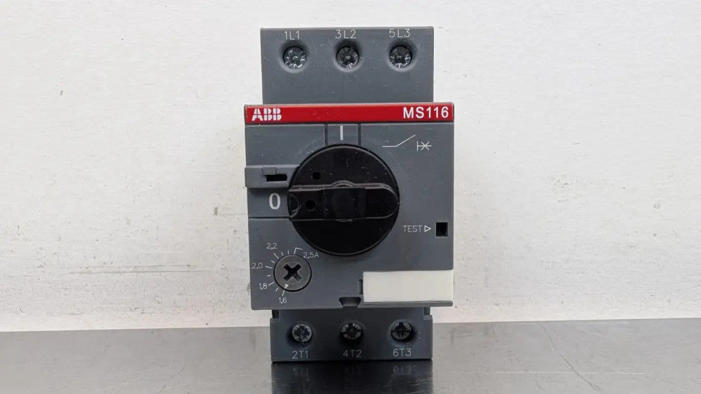 ABB 1SAM250000R1007 Manual Motor Starter MS116-2.5 120/240/480/600VAC 1.6-2.5A