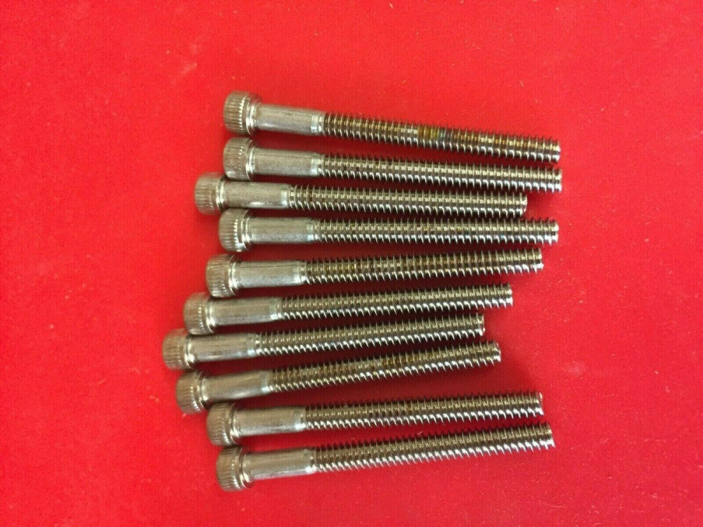 Lot of 10 6-32 Socket Head Cap Screws 316 Stainless Steel 1-1/2" Long