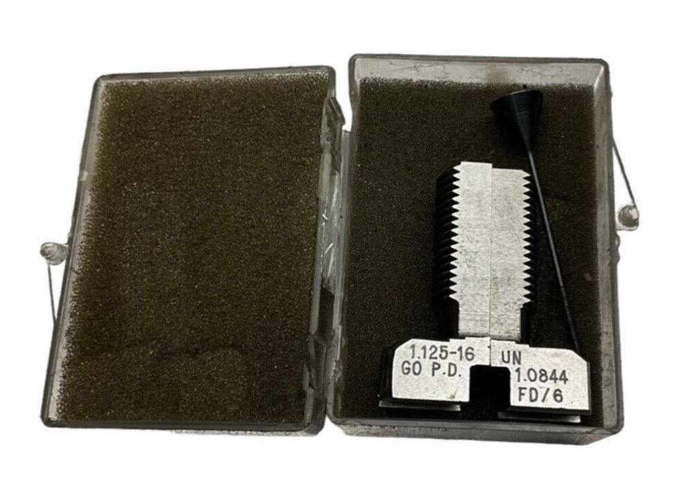 JOHNSON GAGE  .1125-16 UN  1.0844  FD/6 Thread Gage / Comparator Segments