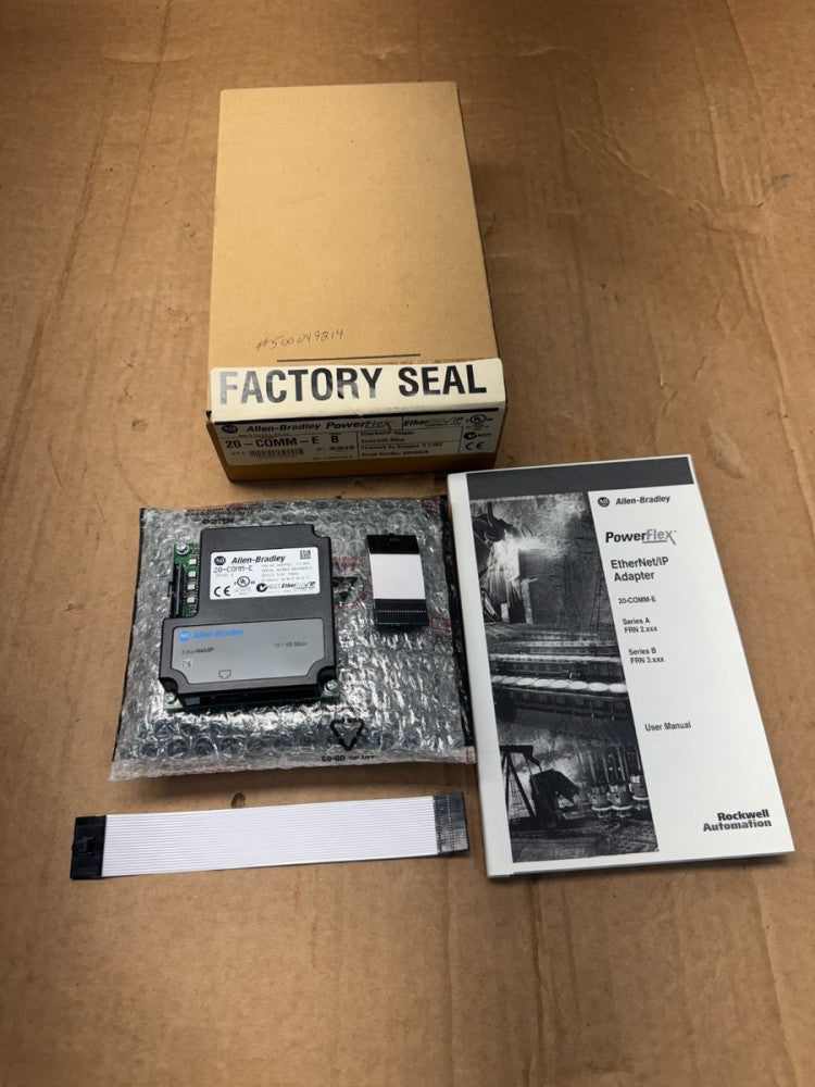 NEW IN BOX ALLEN-BRADLEY POWERFLEX ETHERNET ADAPTER 20-COMM-E SERIES B