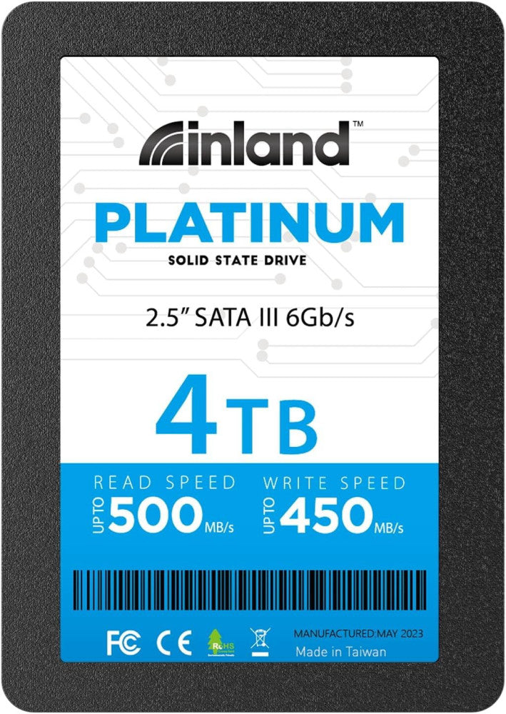 INLAND Platinum 4TB SATA III 6Gb/s, 2.5"/7mm Internal Solid Platinum-4TB 