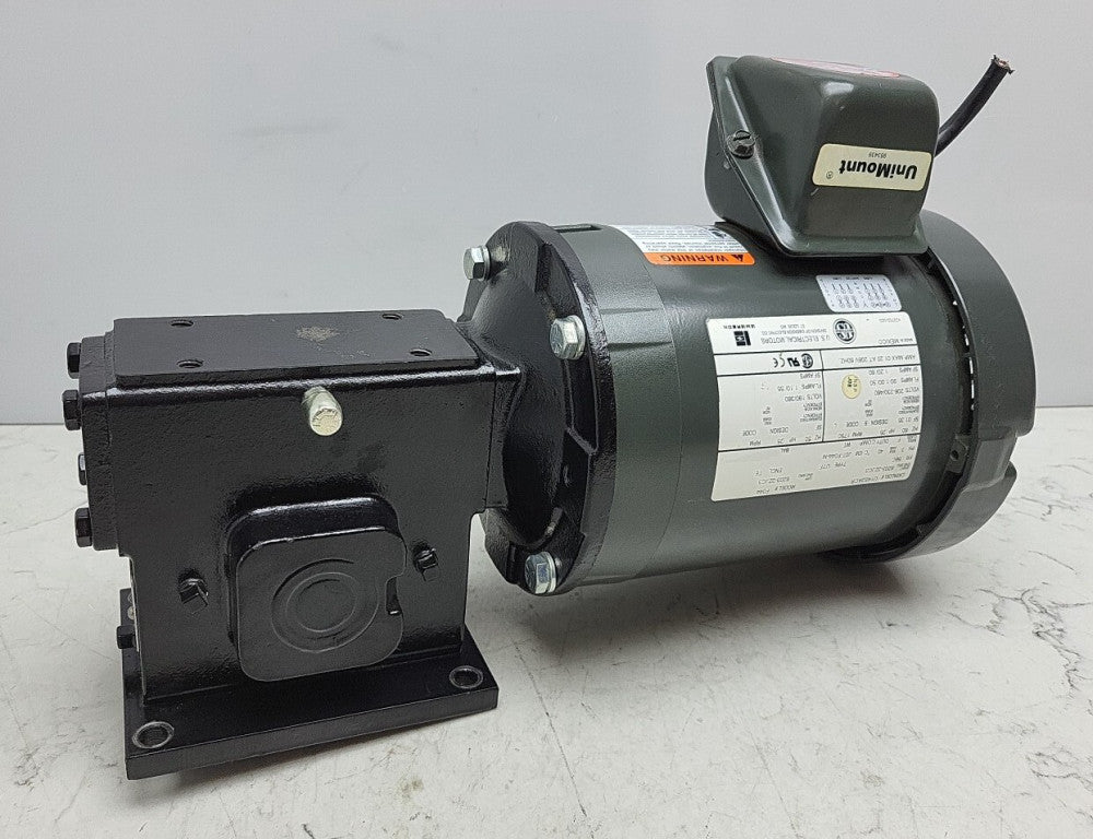 US Motors 1/4 Hp U14S2ACR w/ Winsmith 920MDT3100LH0 Speed Reducer Gearbox 100:1