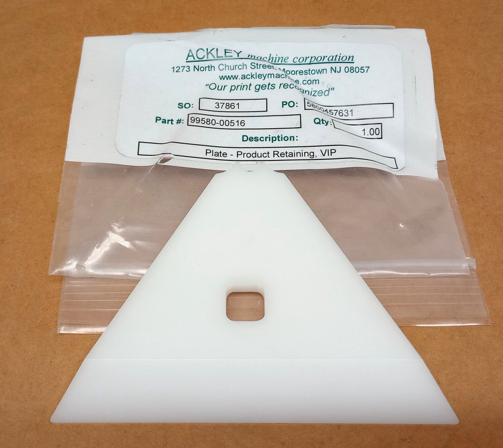 ACKLEY 99580-00516 Plate Product Retainer 940156312