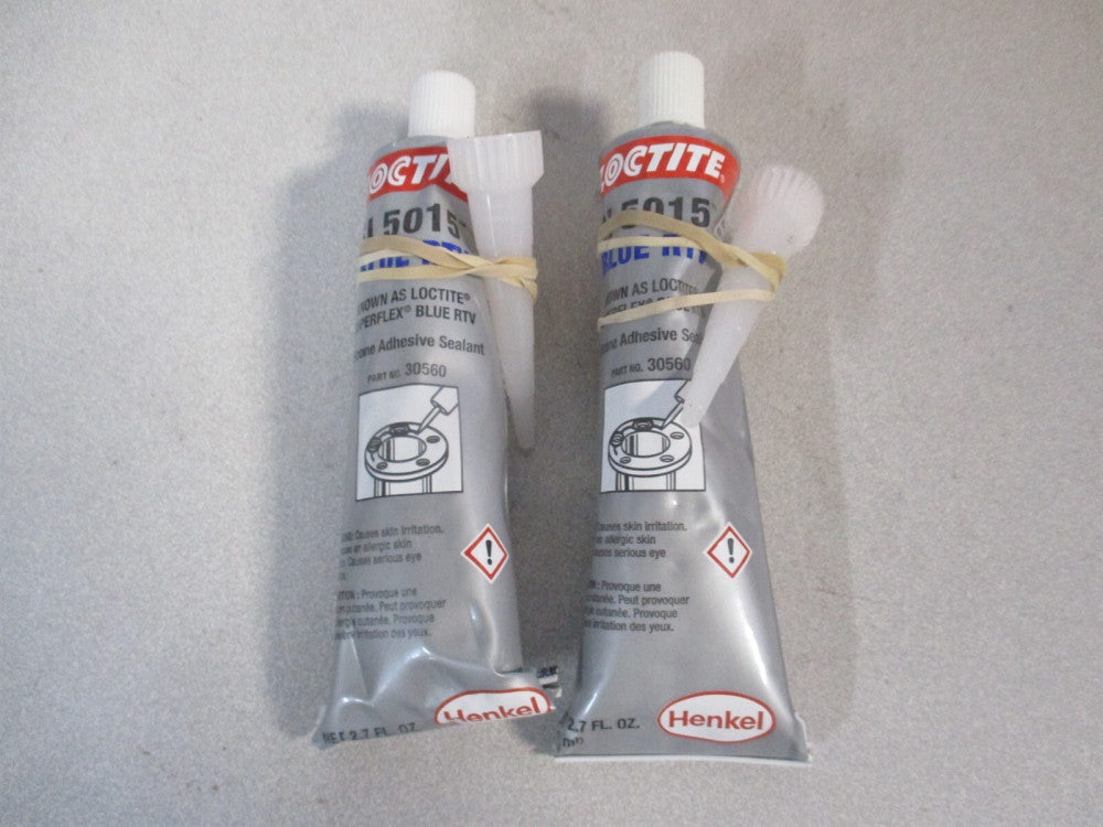 Loctite (240642) 30560 SuperFlex Blue RTV Silicone Adhesive Sealant - Lot of 2 