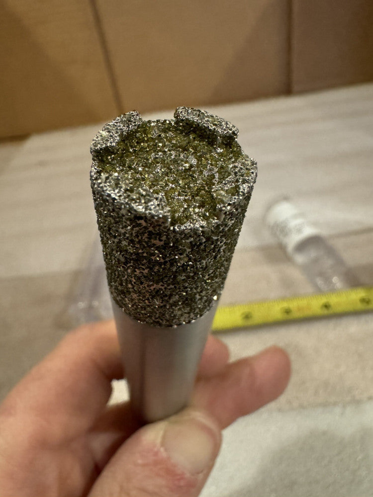 CDT Diamond Bit 6140199 Endmill Bore   PMN003556  .75X1X.75X4 Quartz Granite 3/4