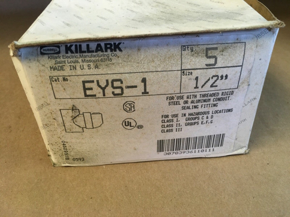 KILLARK EYS-1 SEALING FITTING 1/2" ALUMINUM FEMALE SEAL   (KB)
