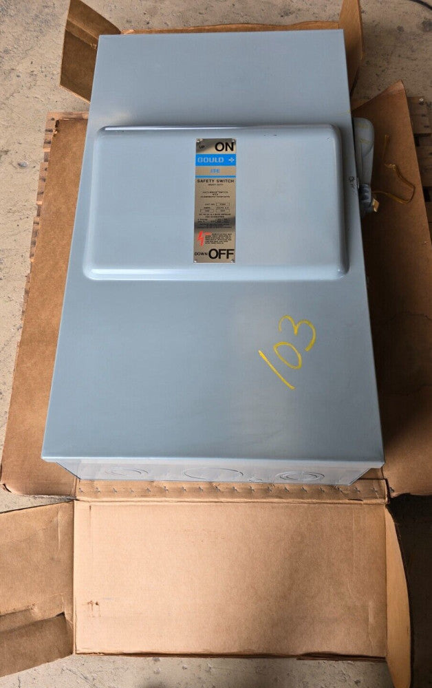 GOULD ITE F-355 400AMP 600V 3PH VACU-BREAK HEAVY DUTY SAFETY SWITCH, NEW!