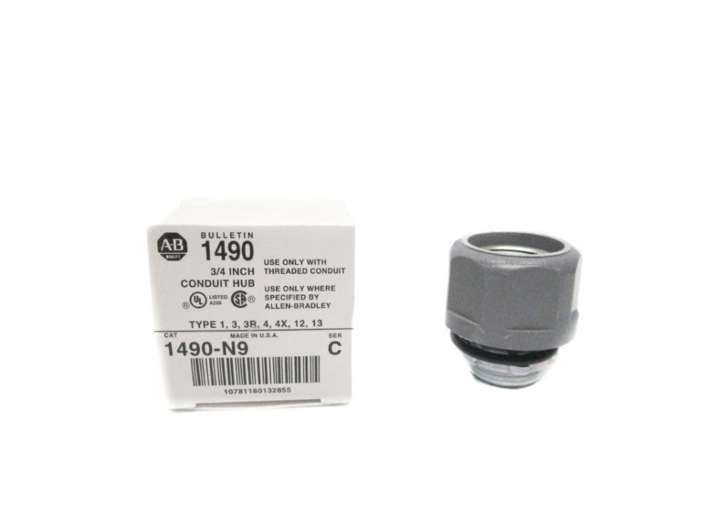 ALLEN BRADLEY 1490-N9 SER. C 3/4" (WH) NSMP