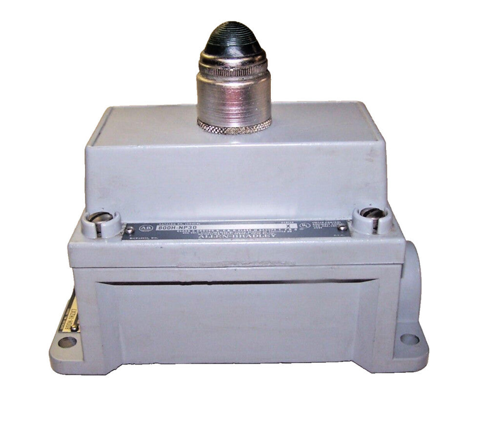 ALLEN BRADLEY EXPLOSION PROOF PUSH BUTTON STATION ASSEMBLY  800H-1HW7P-31219