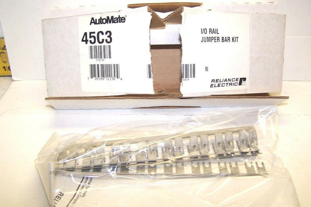 7) NEW RELIANCE AUTOMATE 45C3 I/O RAIL JUMPER BAR KIT 4 PIECES PER BOX LOT OF 7