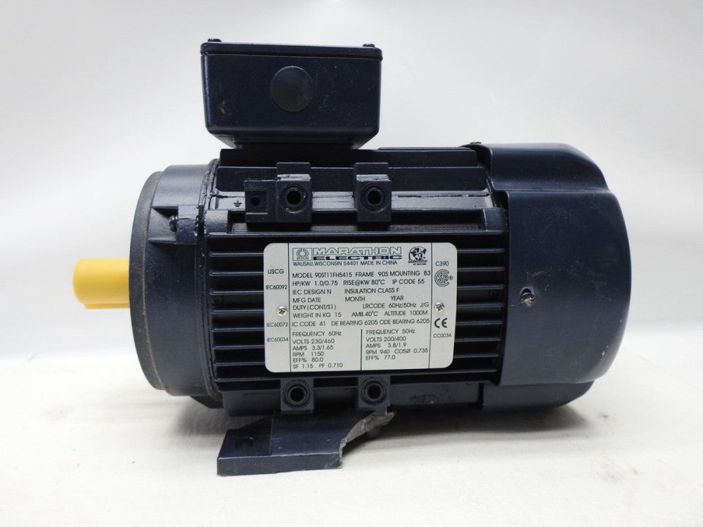 Marathon R374, 90ST11FH5415, 1-.75 Hp 1200/1000 RPM Motor - NEW READ