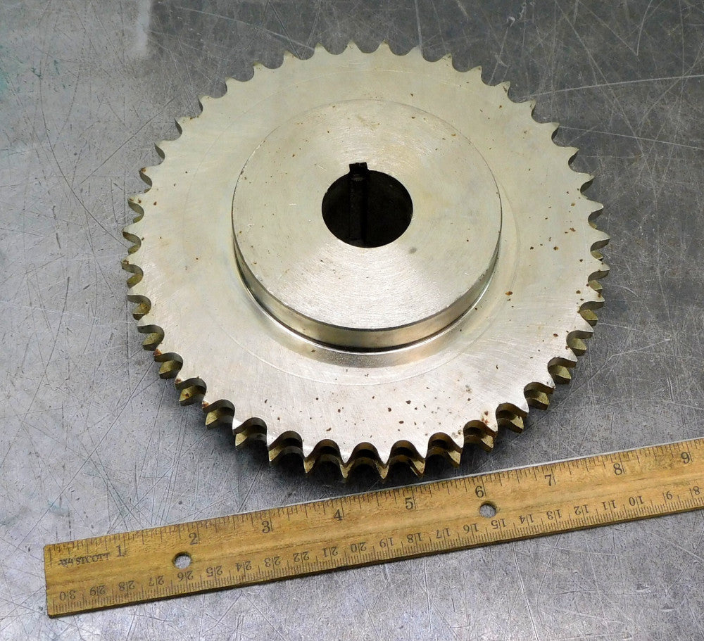 Martin D40C42 Double Roller Chain Sprocket 42 Teeth #40 1-1/4" Bore