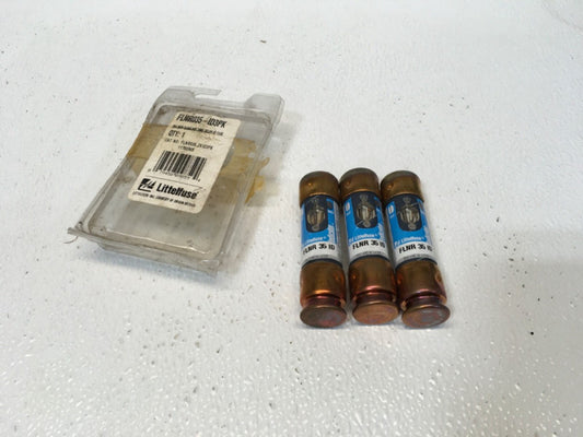 *Lot of 3* Littelfuse FLNR 35 ID  35A 250V Indicating Fuses (KB)