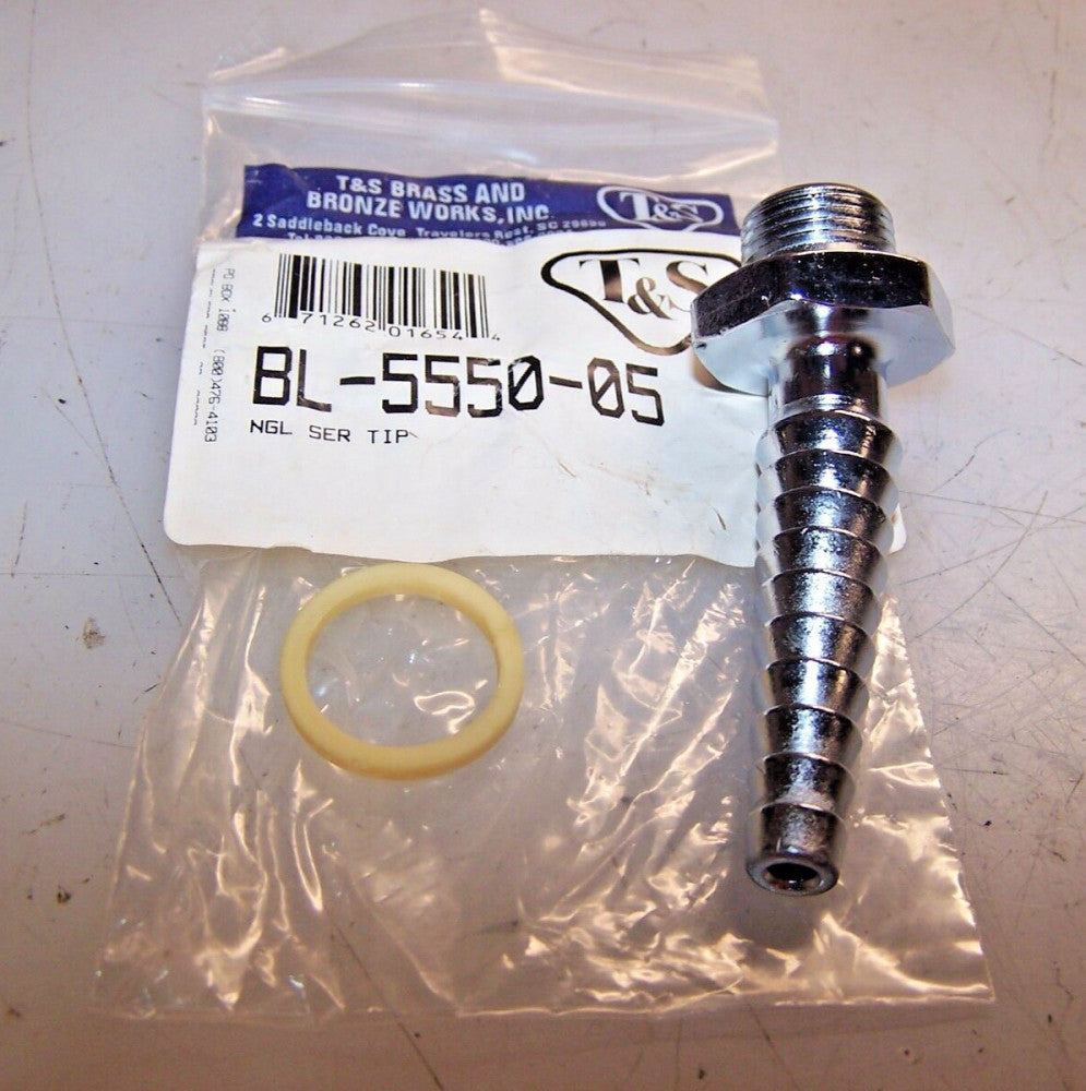 NEW T&S ANGLED SERRATED HOSE END TIP   BL-5550-05