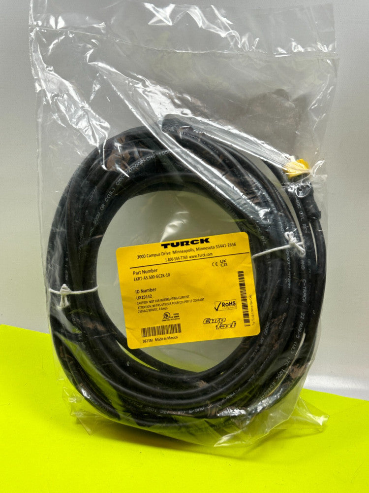 Turck UX19142 Actuator and Sensor Cord Set M12 Female Straight 5pin 10M Long