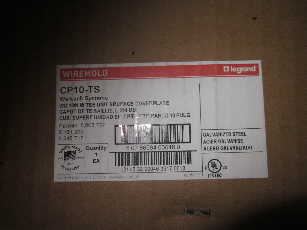 WIREMOLD CP10-TS(NEW) 