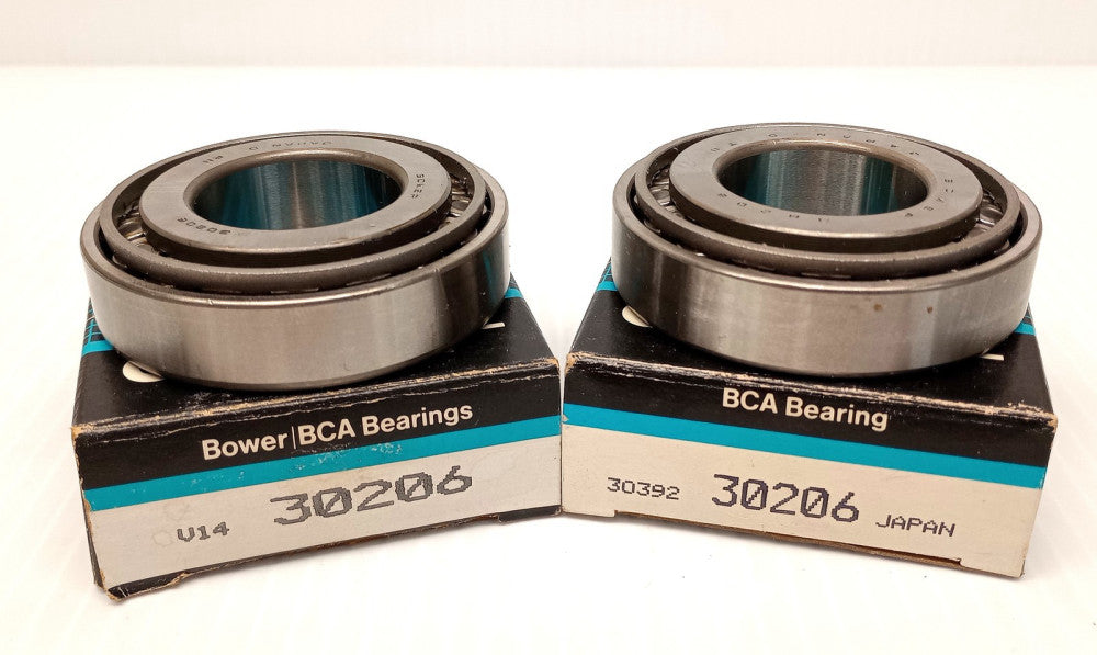 Bower BCA 30206 Federal Mogul Tapered Roller Bearing & Cup Set (Pack Of 2