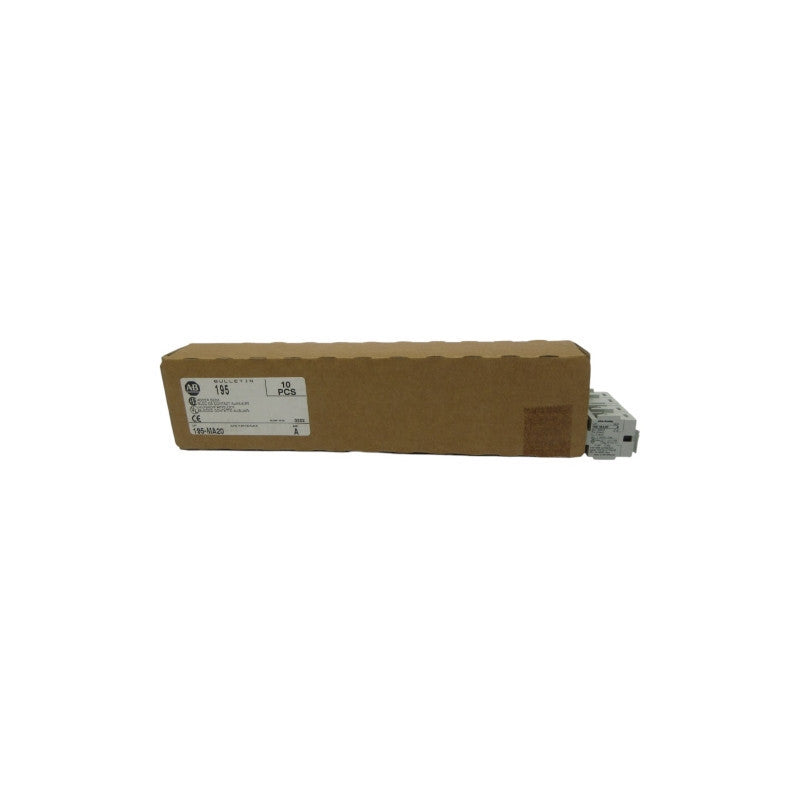 ALLEN BRADLEY 195-MA20 SER. A 500VAC 10A (BR/WH) (PKG OF 10) NSMP