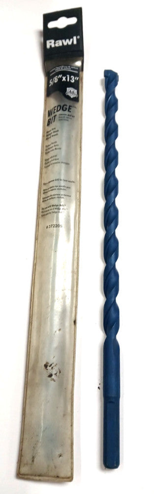 RAWL WEDGE BIT CONCRETE DRILL BIT 5/8 IN. X 13 IN. HEAVY DUTY 2 FLUTE CARBIDE