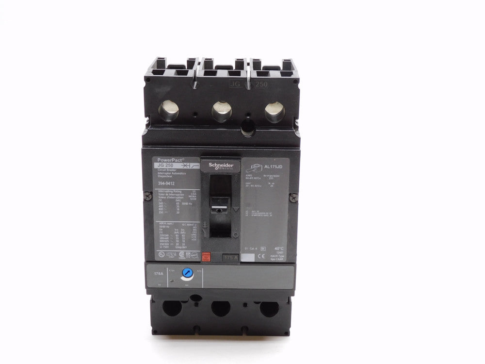 SCHNEIDER 394-9412 NJGF36175Y011 175A 600V NSNP