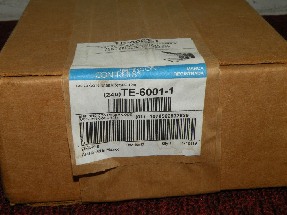 JOHNSON CONTROLS  TE-6001-1 DUCT SENSOR (TE-6000) MOUNTING ASSEMBLY