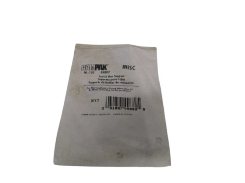 GAMPAK HI-102 SWITCH BOX SUPPORT (PKG OF 2) NSMP