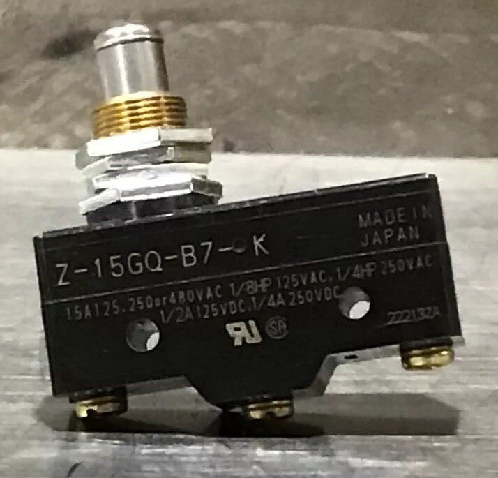 Omron Z-15Gq-B7-K Industrial Snap Action Switch, Nos Surplus