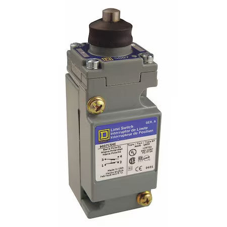 Telemecanique Sensors 9007C62e Heavy Duty Limit Switch, Plunger, 2Nc/2No, 10A