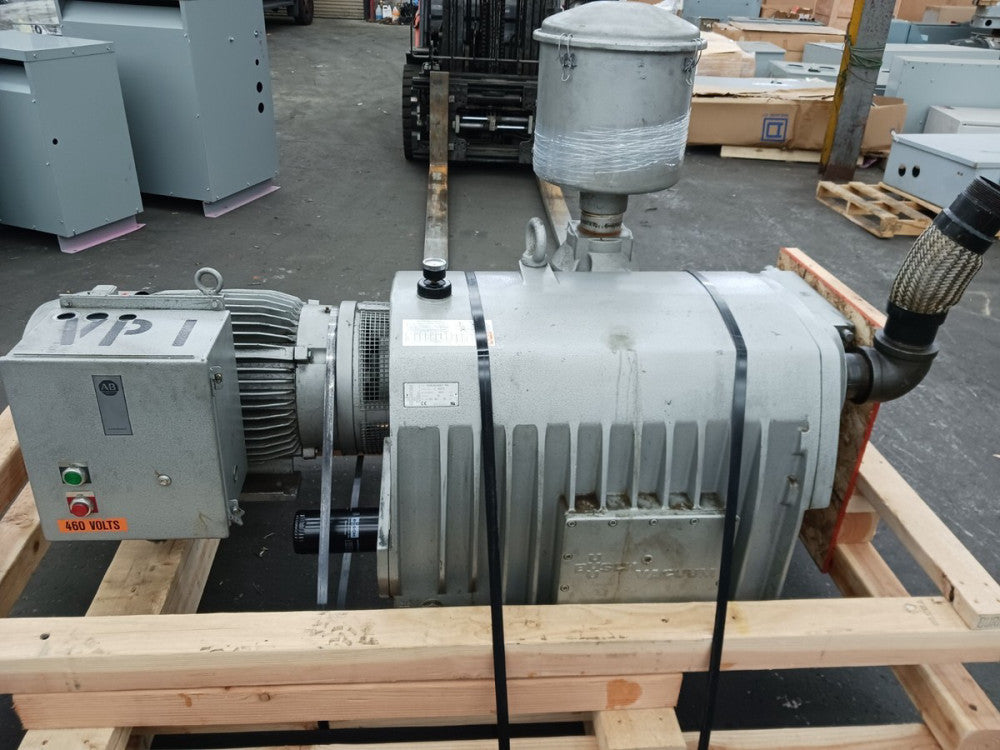 BUSCH 25 HP R5 RC0630-B007-1119 VACUUM PUMP 460 CFM 15 TORR