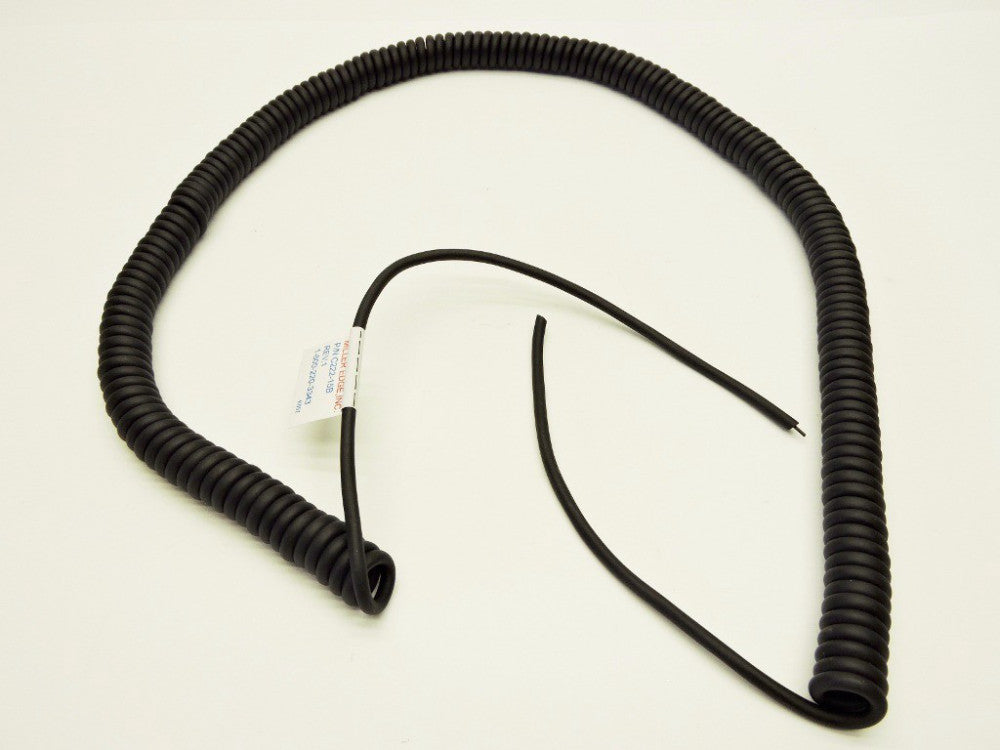 15' Coil Cord Cable 2 Conductor 22G Extends Power Electric Gate Fence C222-15B