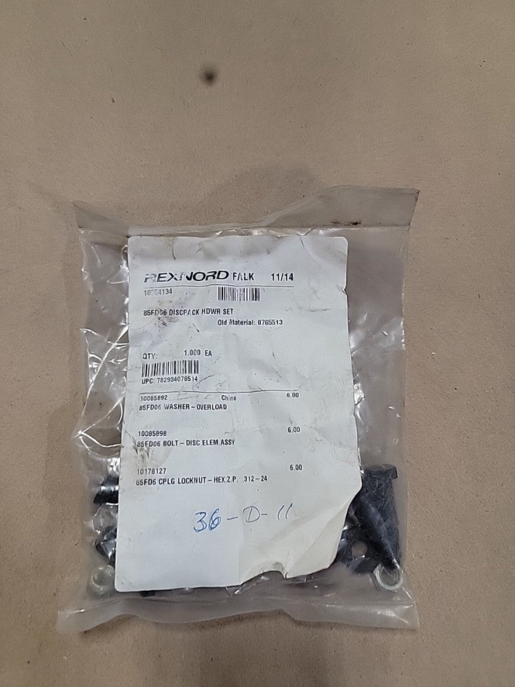 Rexnord Falk 85FD06 Discpack Hardware Set