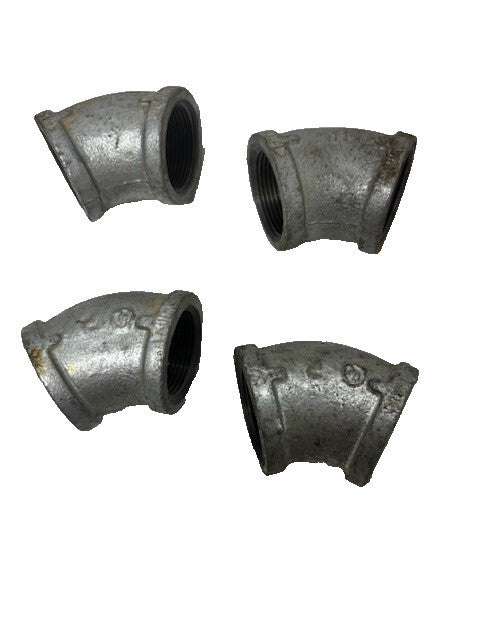 1 1/4 45º ELBOW FITTING LOT OF 4