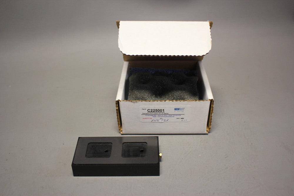 NEW WAY CUSTOM 2'' x 4'' FLAT RECTANGULAR AIR BEARING P/N: 145731