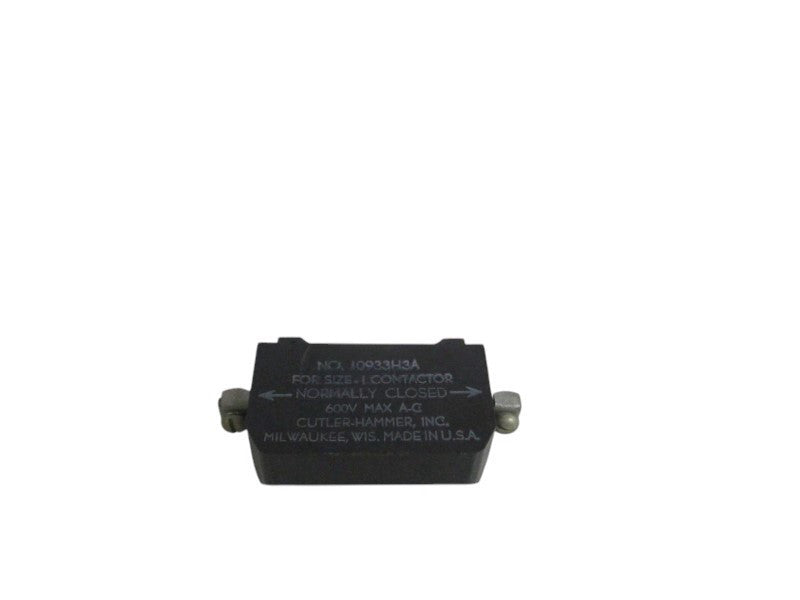 CUTLER HAMMER 10933H3A AUXILIARY CONTACT (MISSING ACCESSORIES)  NSNP