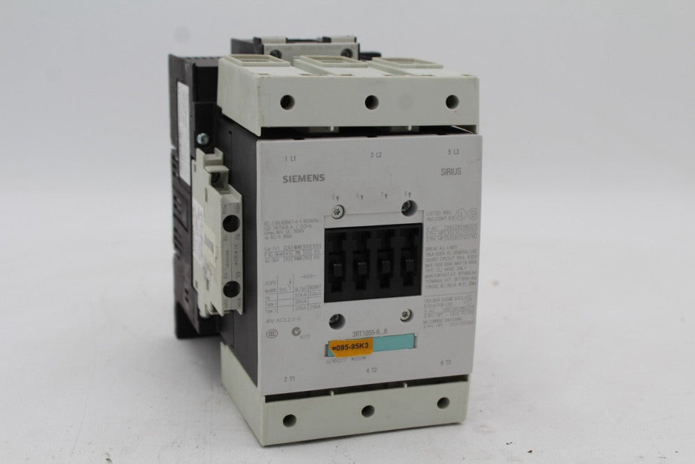 Siemens 3RT1055-6AB36 Contactor