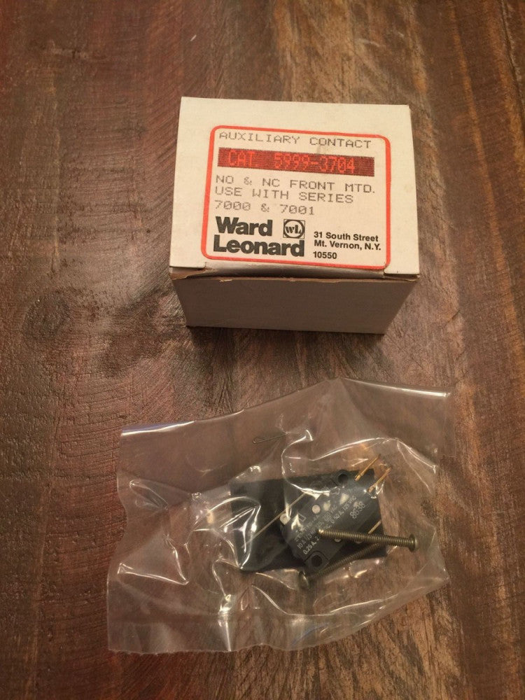 NEW IN BOX WARD LEONARD AUXILIARY CONTACT 5999-3704