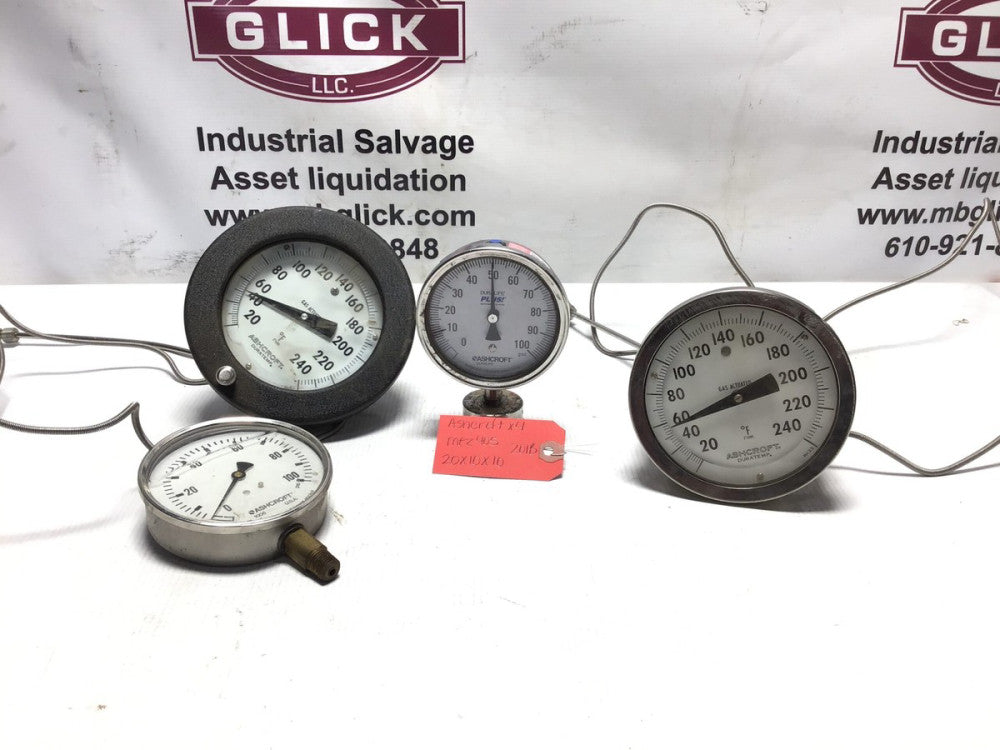 ASHCROFT GAUGES LOT OF 4