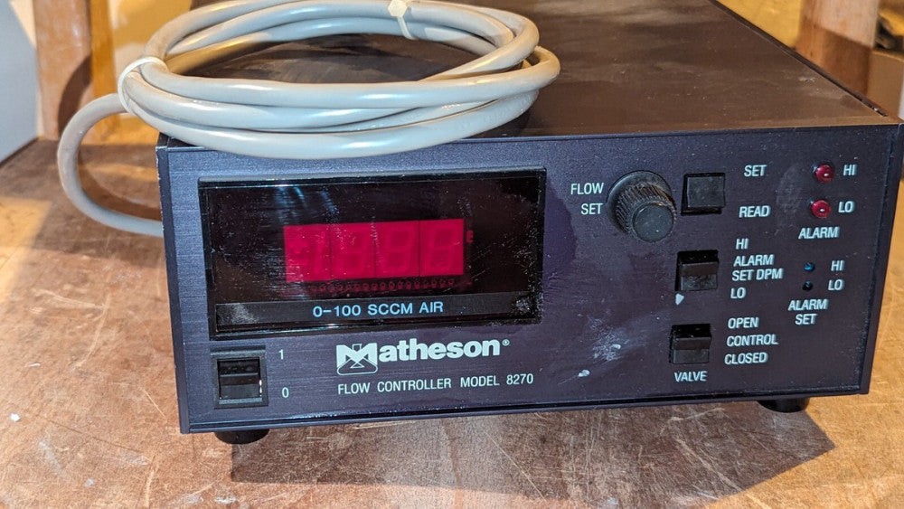 Matheson 8270 Flow Controller 0-100 SCCM Air