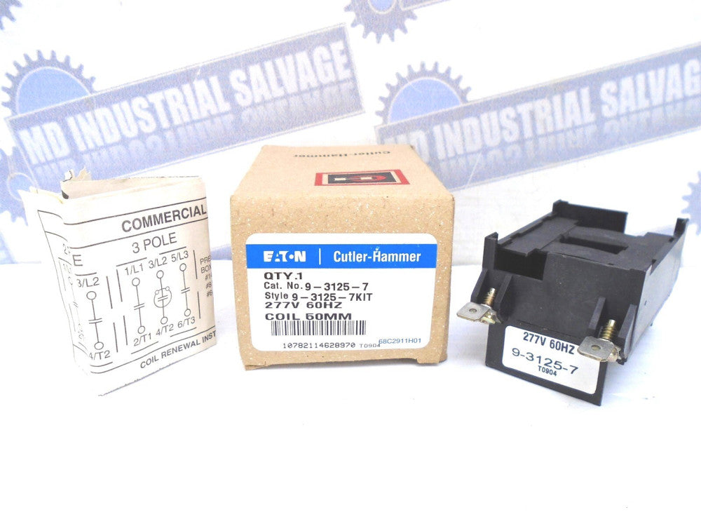 EATON Cutler-Hammer 9-3125-7 KIT Motor Control Coil 50MM 277V 60HZ (New in Box)