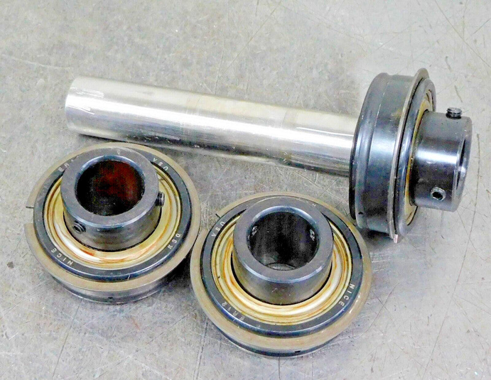 Nice ER12 Set Screw Lock Ball Insert Bearing K30 3/4" ID Lot of Three (3)