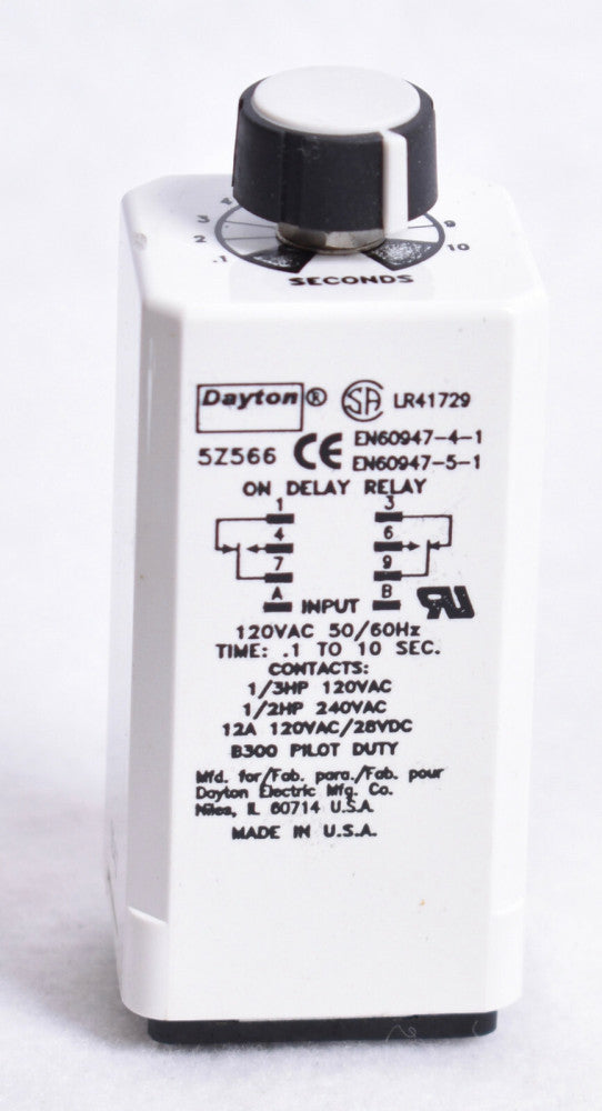Dayton Time Delay Relay 5Z566
