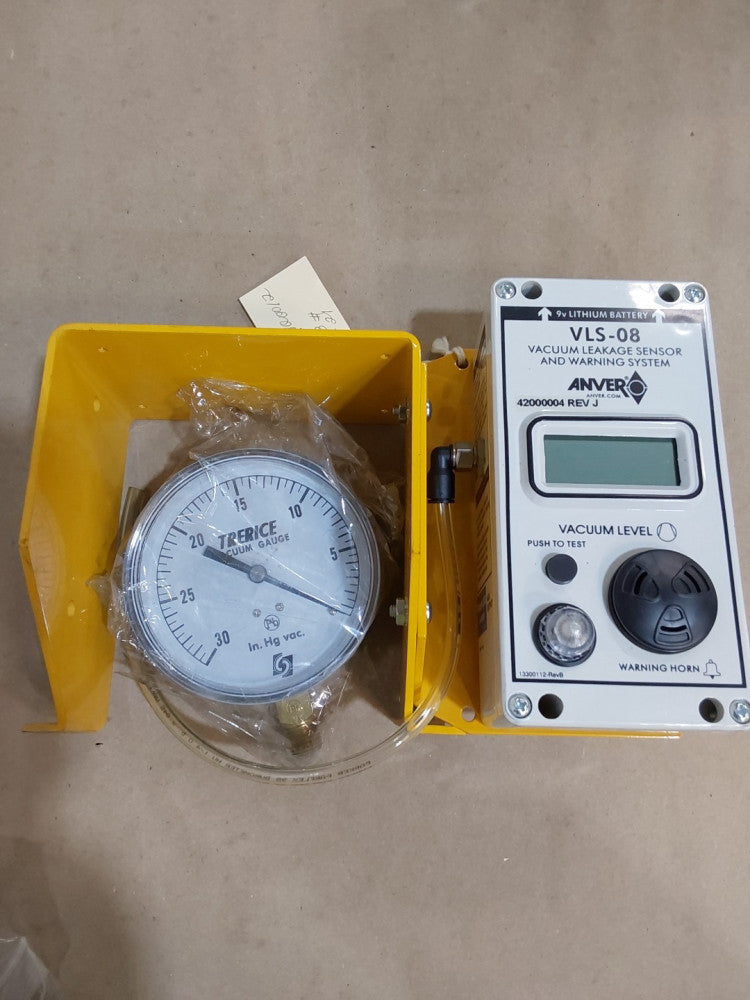 Anver VLS-08 Vacuum Leakage Sensor W/GAUGE