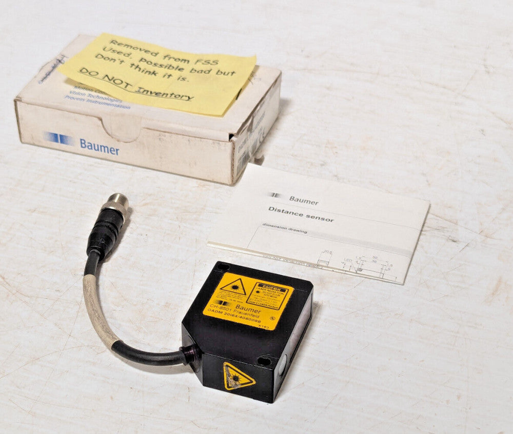 Baumer OADM 20164/ 406008B Photoelectric Distance Sensor, CH-8501, Thickness