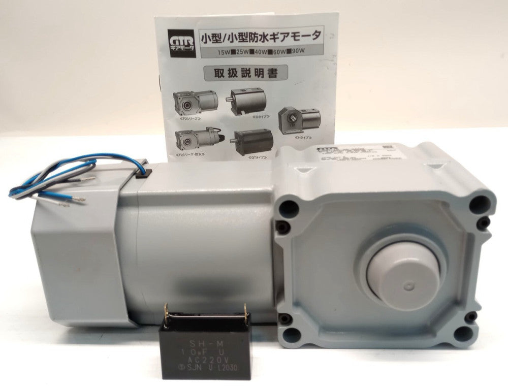 Nissei GTR F2SM-15-25-S60X Induction Motor 1PH 25:1 Ratio 16567161001